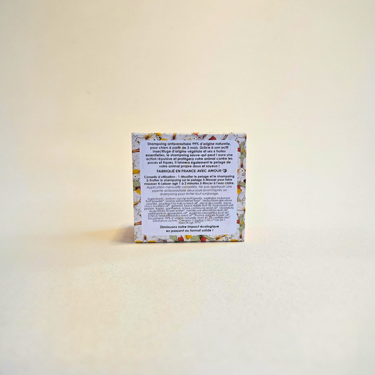 Shampoing solide antiparasitaire