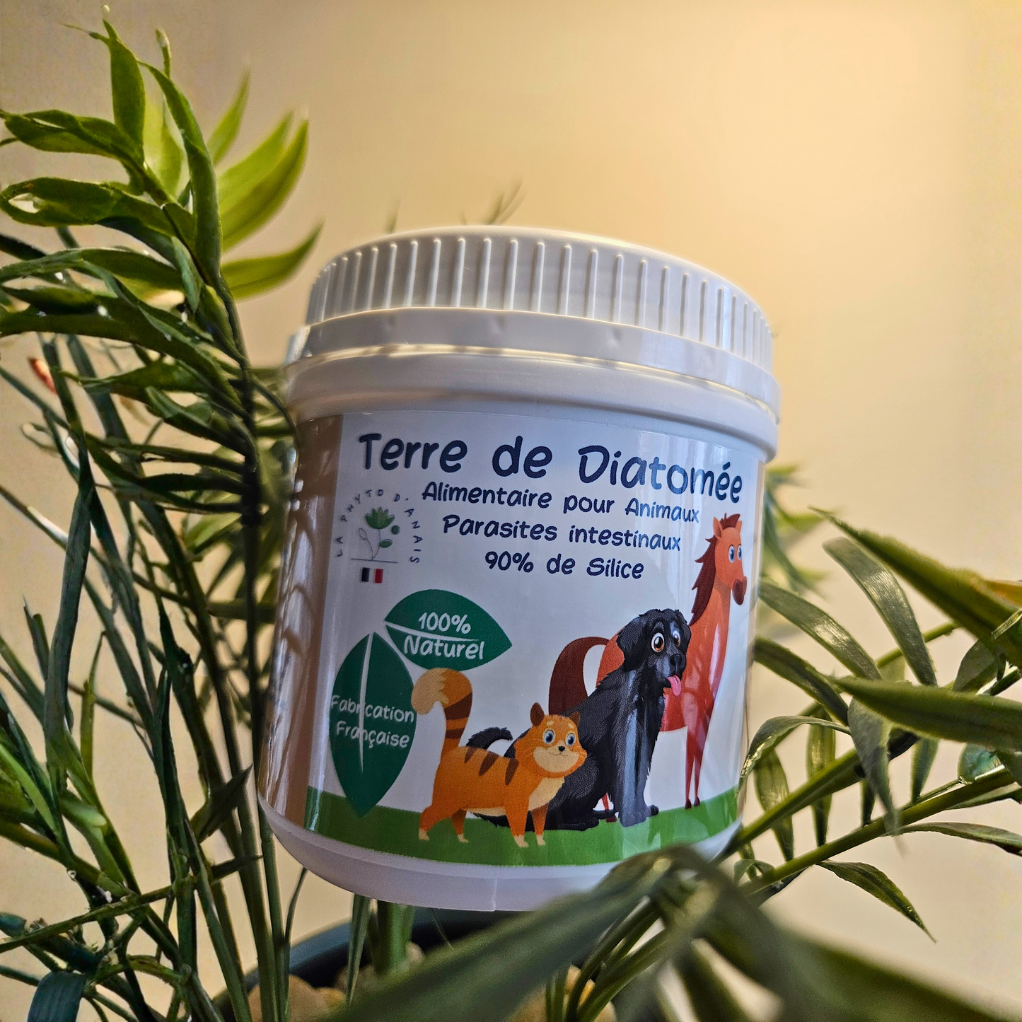 Terre de diatomée Naturelle pour Animaux