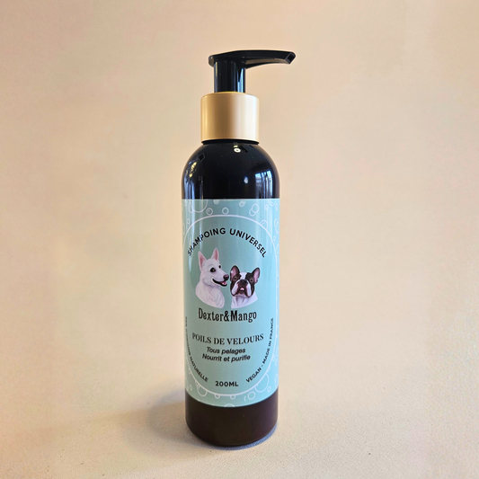 Shampoing naturel pelage soyeux pour chien
