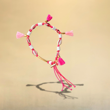 Collier EM pour chien Rose royale