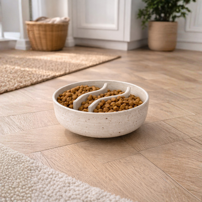 Gamelle anti-glouton céramique Terrazzo