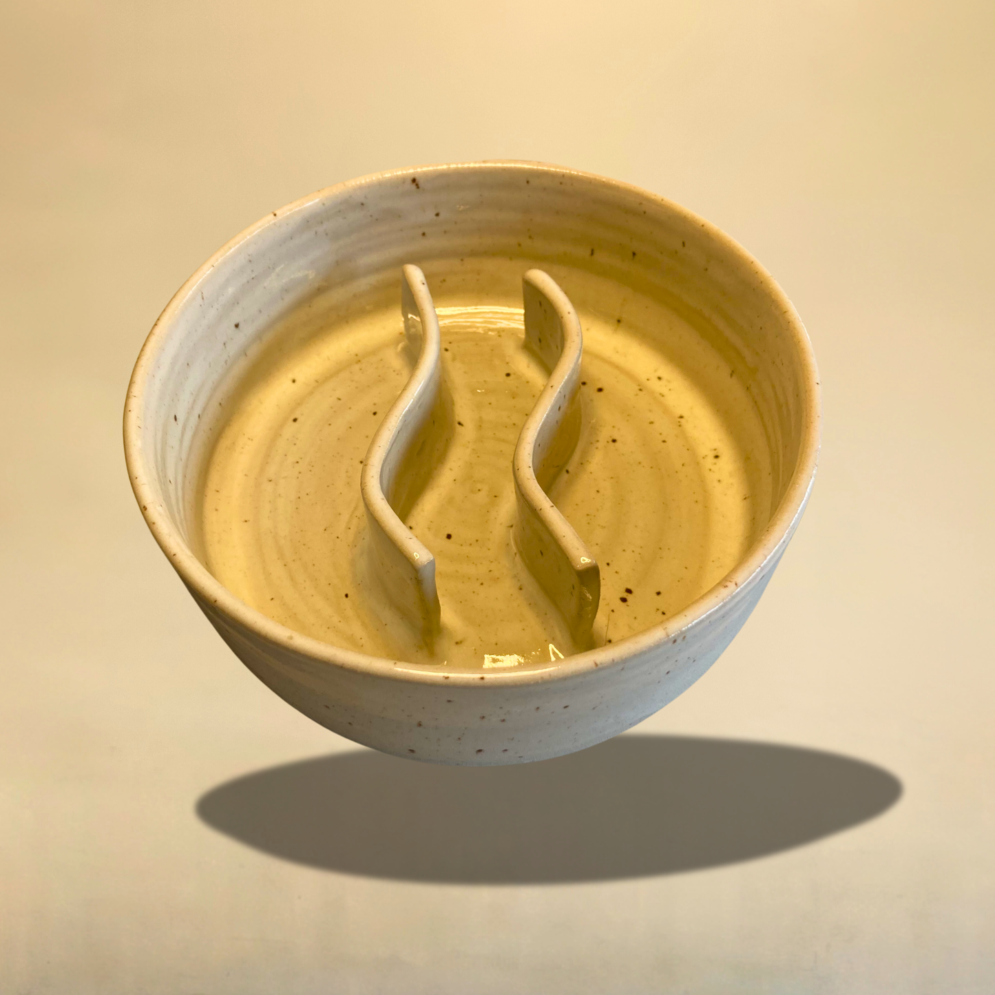 Gamelle anti-glouton céramique Terrazzo