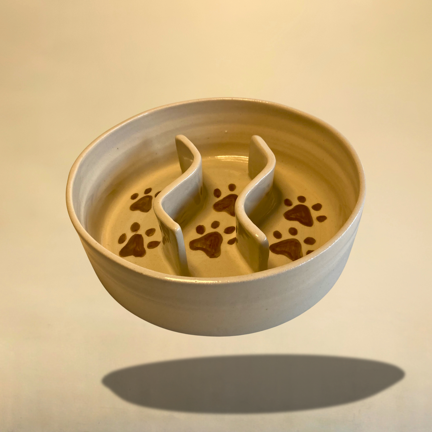 Gamelle anti-glouton motif pattes