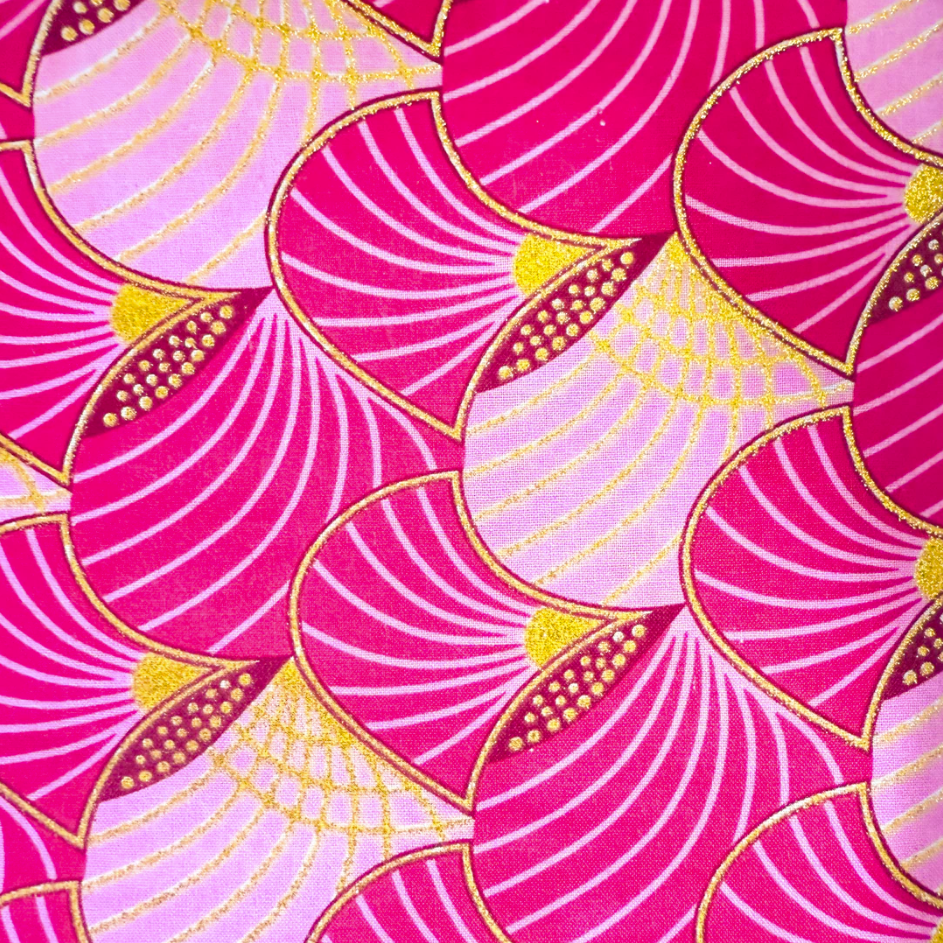 Collier pour chien Barby – Fuchsia & doré