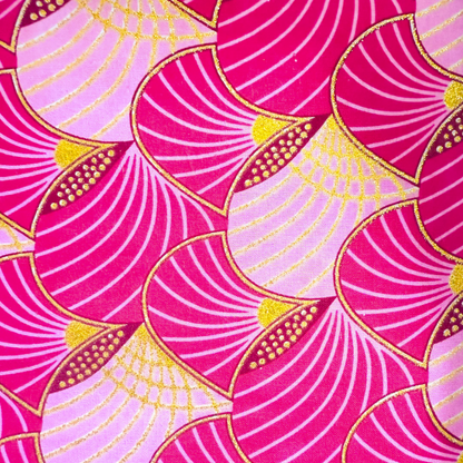 Collier pour chien Barby – Fuchsia & doré